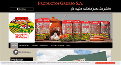 Desktop Screenshot of legumbresgrueso.com